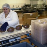 A happy egg packing Oompa Loompa