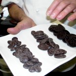 Dark chocolates from different countries of origin