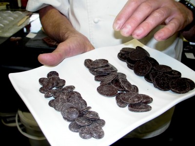 Dark chocolates from different countries of origin Dark chocolates from different countries of origin