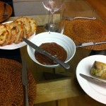 Foie Gras with a chocolate spread Foie Gras with a chocolate spread