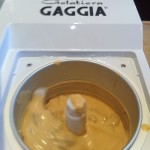The ice cream maker doing its thing